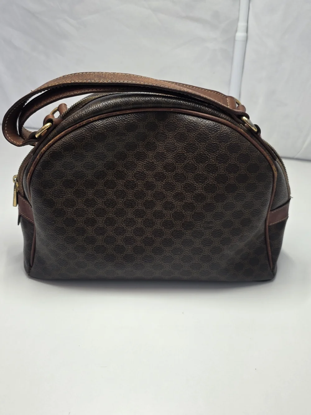 Vintage Celine Macadam Dome Bag